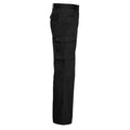 Black - Side - Russell Mens Polycotton Twill Work Trousers