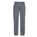 Convoy Grey - Front - Russell Mens Polycotton Twill Work Trousers