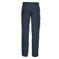 French Navy - Back - Russell Mens Polycotton Twill Work Trousers