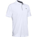 White-Graphite - Front - Under Armour Mens Tech Polo Shirt
