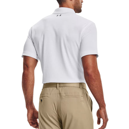 White-Graphite - Lifestyle - Under Armour Mens Tech Polo Shirt