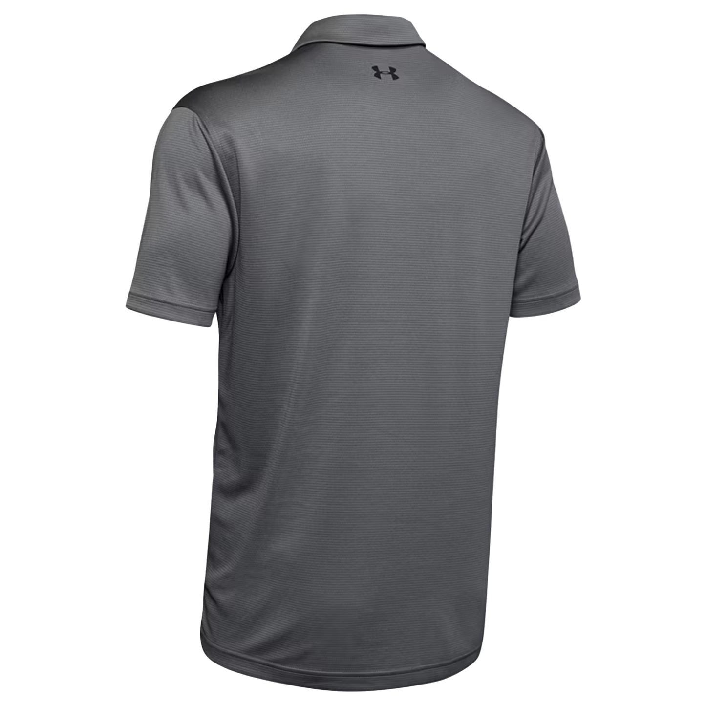 Graphite-Black - Back - Under Armour Mens Tech Polo Shirt