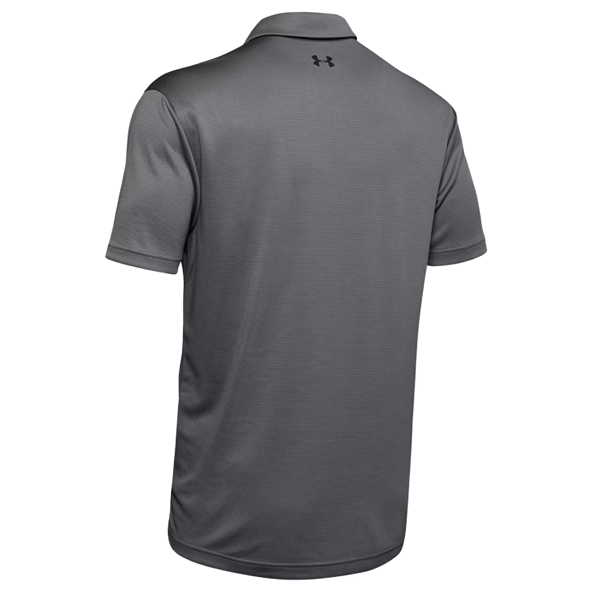 Graphite-Black - Back - Under Armour Mens Tech Polo Shirt