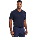 Midnight Navy - Side - Under Armour Mens Tech Polo Shirt