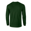 Forest Green - Back - Gildan Unisex Adult Ultra Cotton Long-Sleeved T-Shirt