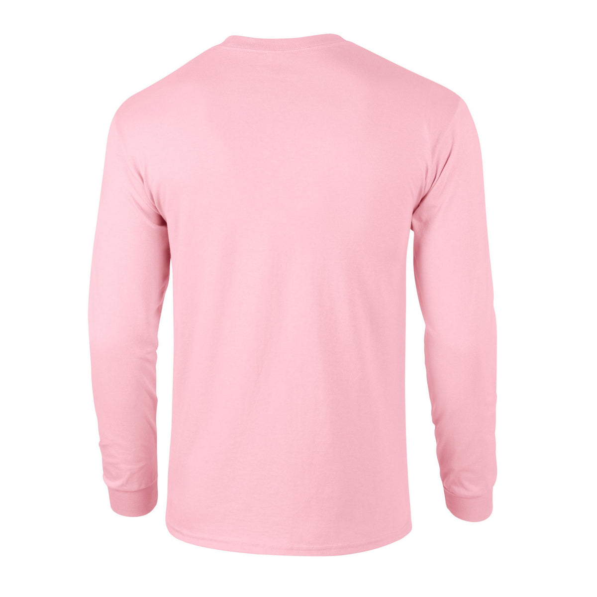 Light Pink - Back - Gildan Unisex Adult Ultra Cotton Long-Sleeved T-Shirt