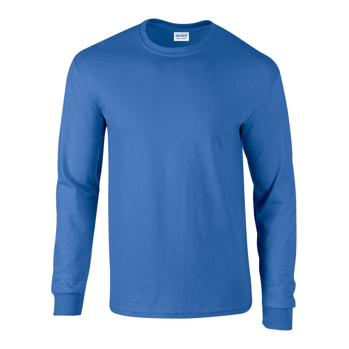 Royal Blue - Front - Gildan Unisex Adult Ultra Cotton Long-Sleeved T-Shirt