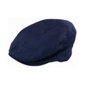 Navy - Front - Result Headwear Gatsby Herringbone Flat Cap