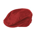 Red - Front - Result Headwear Gatsby Herringbone Flat Cap