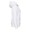 White - Side - Fruit of the Loom Womens-Ladies Premium Hooded Lady Fit Hoodie