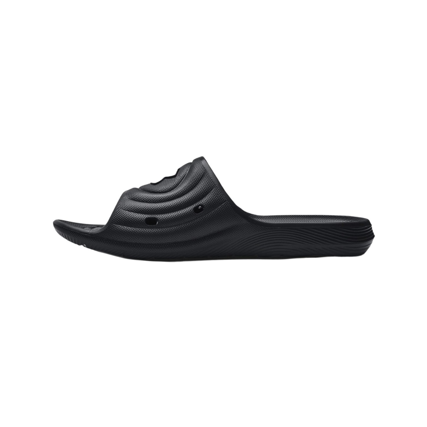 Black-White - Back - Under Armour Unisex Adult Locker IV Sliders