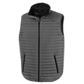 Grey-Black - Front - Result Unisex Adult Thermoquilt Gilet