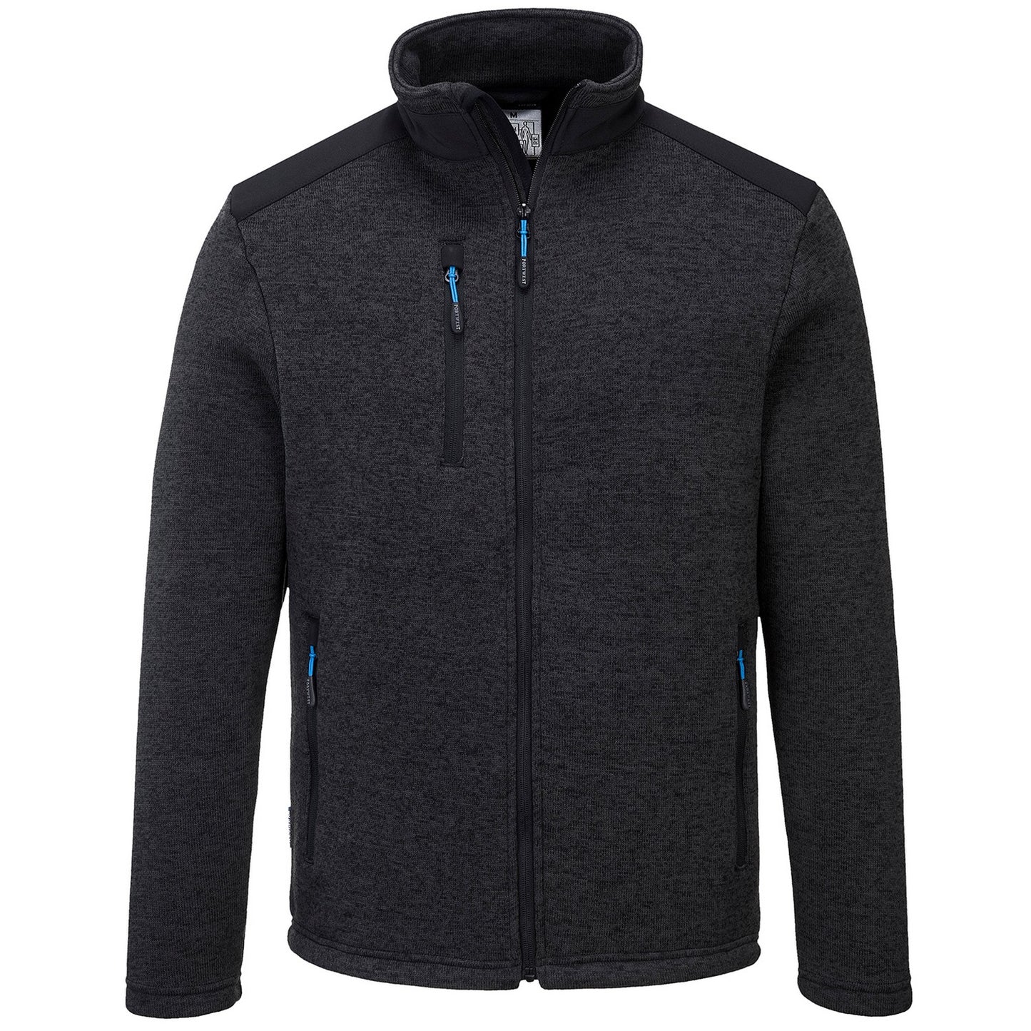 Grey Marl - Front - Portwest Mens KX3 Performance Fleece Jacket