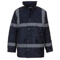 Navy - Front - Yoko Unisex Adult Security Hi-Vis Jacket