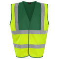 Yellow-Paramedic Green - Front - PRORTX Unisex Adult Waistcoat