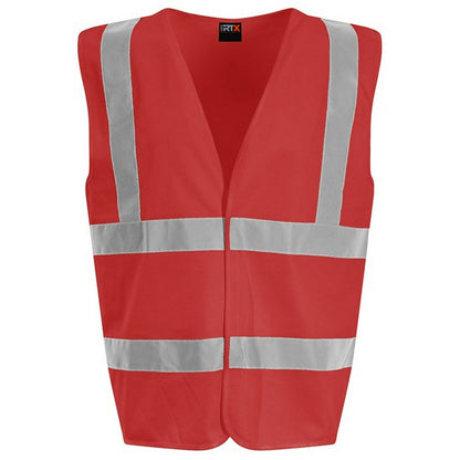 Red - Front - PRORTX Unisex Adult Waistcoat