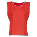 Red - Front - Yoko Unisex Adult Contrast Hi-Vis Tabard