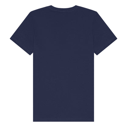 Navy - Back - Bella + Canvas Unisex Adult Jersey V Neck T-Shirt