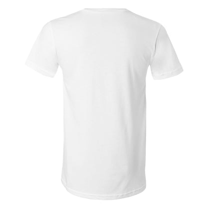 Navy - Side - Bella + Canvas Unisex Adult Jersey V Neck T-Shirt