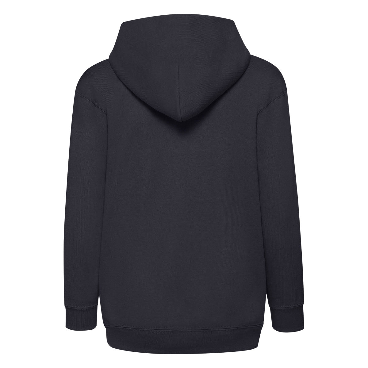 Deep Navy - Back - Fruit Of The Loom Childrens-Kids Classic Full Zip Hoodie