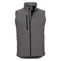 Titanium - Front - Russell Mens Softshell Gilet