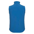 Azure Blue - Back - Russell Mens Softshell Gilet
