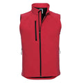 Classic Red - Front - Russell Mens Softshell Gilet