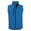 Azure Blue - Front - Russell Mens Softshell Gilet