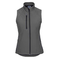 Titanium - Front - Russell Womens-Ladies Softshell Gilet