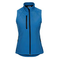 Azure Blue - Front - Russell Womens-Ladies Softshell Gilet