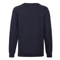 Deep Navy - Back - Fruit of the Loom Childrens-Kids Classic Raglan Sweatshirt