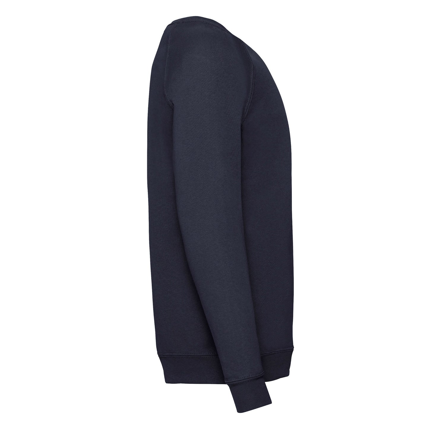 Deep Navy - Side - Fruit of the Loom Childrens-Kids Classic Raglan Sweatshirt