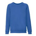 Royal Blue - Front - Fruit of the Loom Childrens-Kids Classic Raglan Sweatshirt