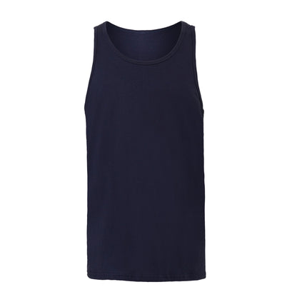 Navy - Front - Bella + Canvas Unisex Adult Jersey Tank Top