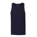 Navy - Front - Bella + Canvas Unisex Adult Jersey Tank Top