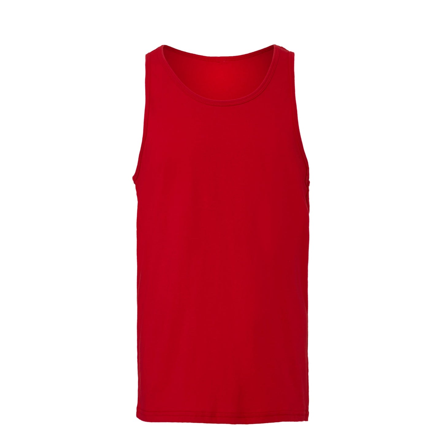Red - Front - Bella + Canvas Unisex Adult Jersey Tank Top