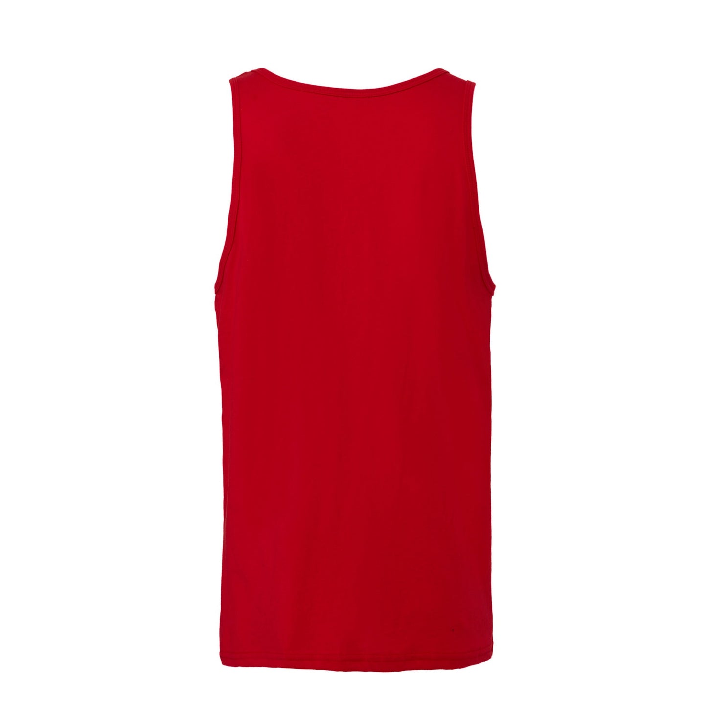 Red - Back - Bella + Canvas Unisex Adult Jersey Tank Top