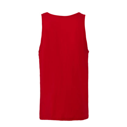 Red - Back - Bella + Canvas Unisex Adult Jersey Tank Top