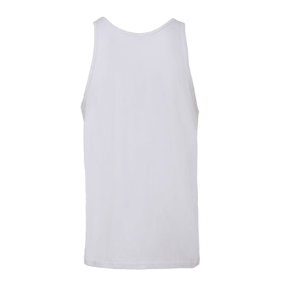 White - Back - Bella + Canvas Unisex Adult Jersey Tank Top