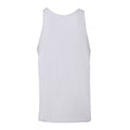 White - Back - Bella + Canvas Unisex Adult Jersey Tank Top