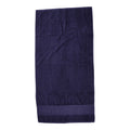 Navy - Front - Towel City Bordered Printable Bath Towel