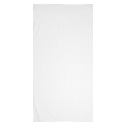 White - Front - Towel City Bordered Printable Bath Towel