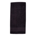 Black - Front - Towel City Bordered Printable Bath Towel
