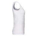 White - Side - Fruit of the Loom Womens-Ladies Valueweight Lady Fit Vest Top