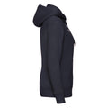 Deep Navy - Side - Fruit of the Loom Womens-Ladies Premium Lady Fit Full Zip Hoodie