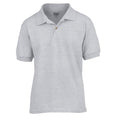 Sports Grey - Front - Gildan Childrens-Kids Dryblend Jersey Knitted Polo Shirt
