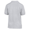 Sports Grey - Back - Gildan Childrens-Kids Dryblend Jersey Knitted Polo Shirt
