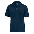 Navy - Front - Gildan Childrens-Kids Dryblend Jersey Knitted Polo Shirt