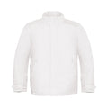 White - Front - B&C Mens Real+ Waterproof Padded Jacket