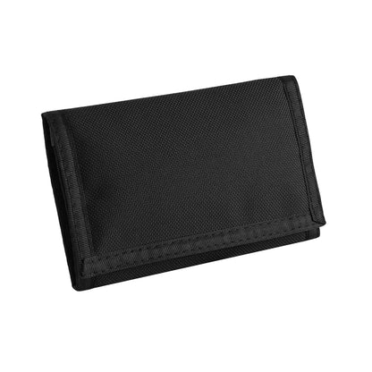 Black - Front - Bagbase Knitted Ripper Wallet